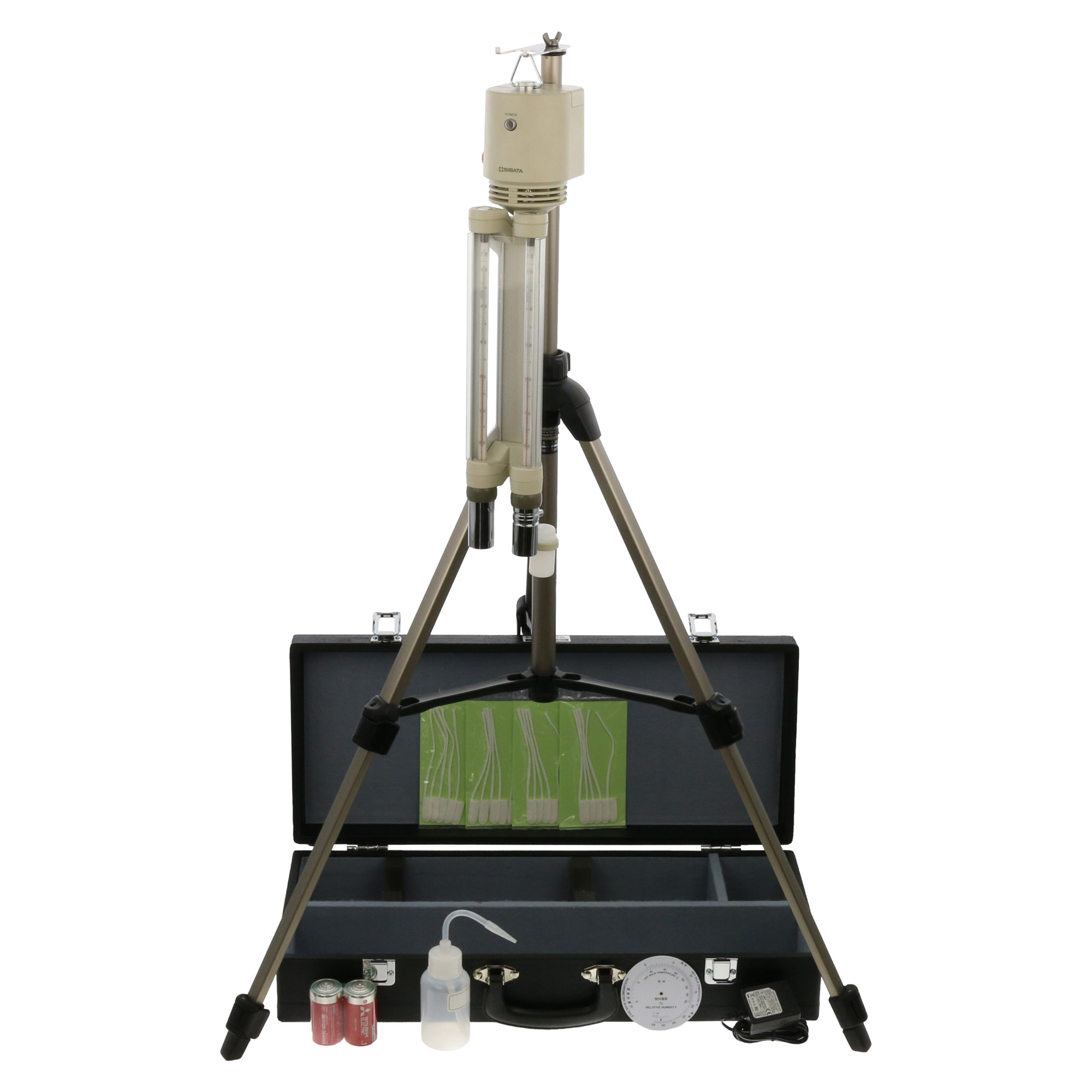 SIBATA柴田科學(xué)   Assmann RHG-1-AL 電動通風(fēng)干濕球濕度計套裝080310-006