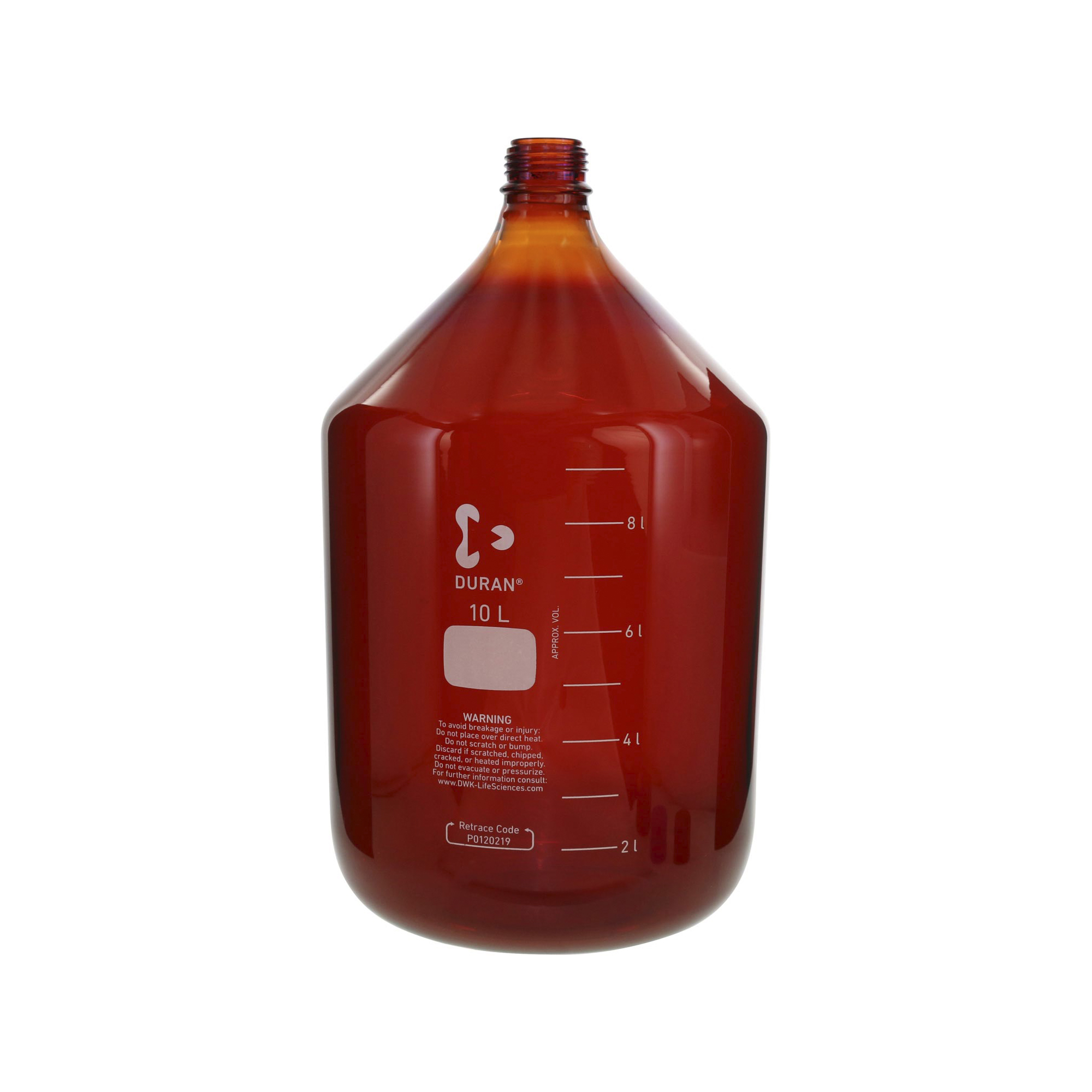 SIBATA柴田科學(xué)   耐熱螺旋蓋瓶，棕紅色，僅瓶子，25毫升，10個裝017210-254A