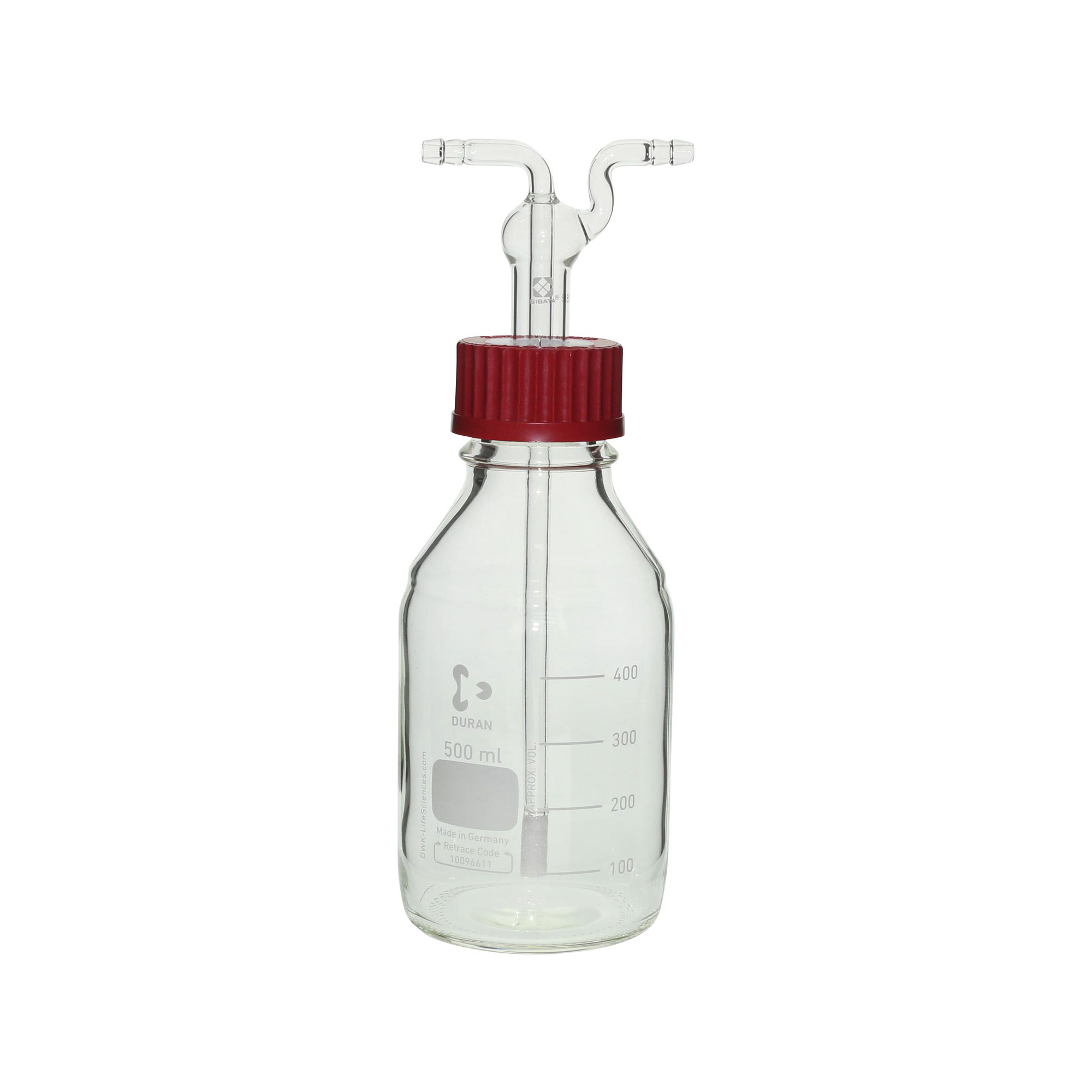 SIBATA柴田科學(xué)  帶圓柱形過(guò)濾器的螺旋蓋洗瓶，500毫升 014680-500