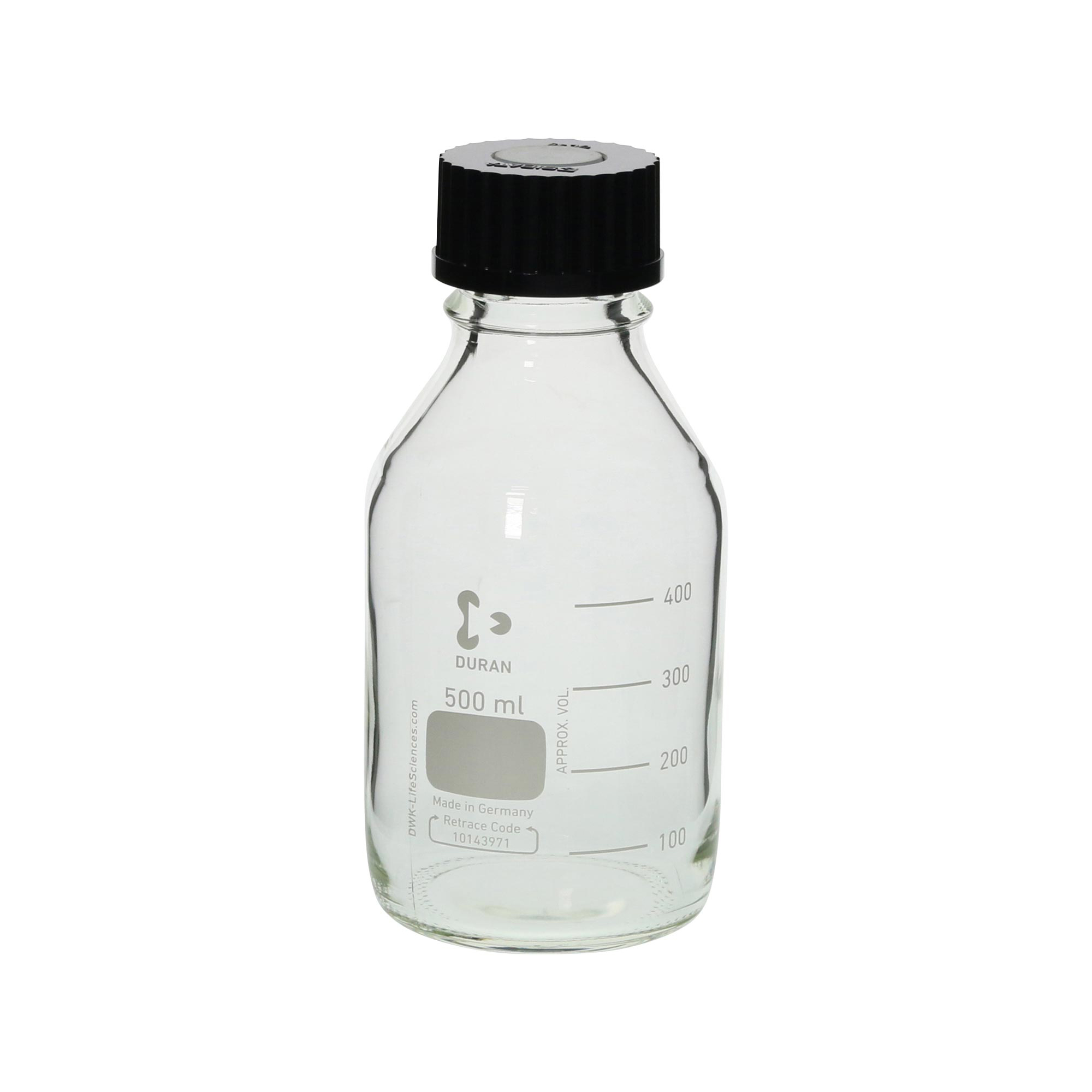 SIBATA柴田科學(xué)  發(fā)酵罐用螺旋蓋瓶，500毫升，10瓶裝 016060-5002A