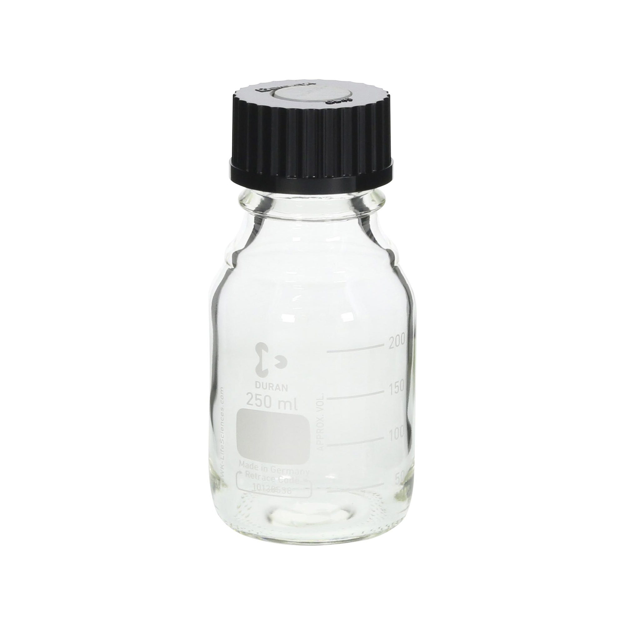SIBATA柴田科學(xué)   發(fā)酵罐用螺旋蓋瓶，250毫升，10個(gè)裝 016060-2502A