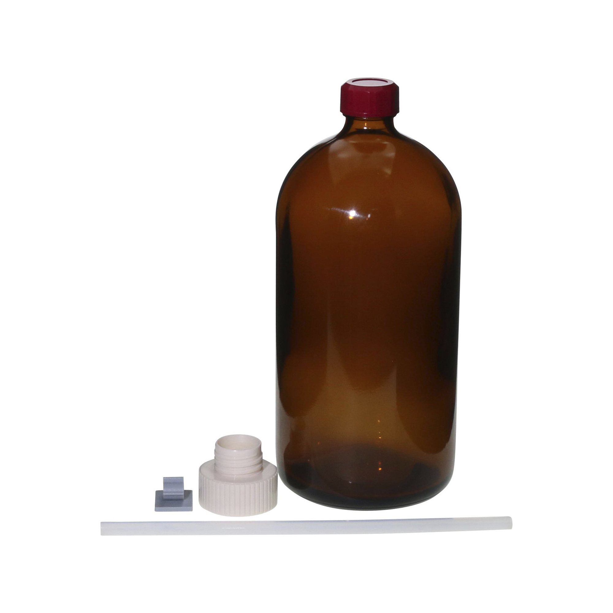 SIBATA柴田科學(xué)  圓形棕紅色瓶子，1000毫升，用于滴定管 025160-211