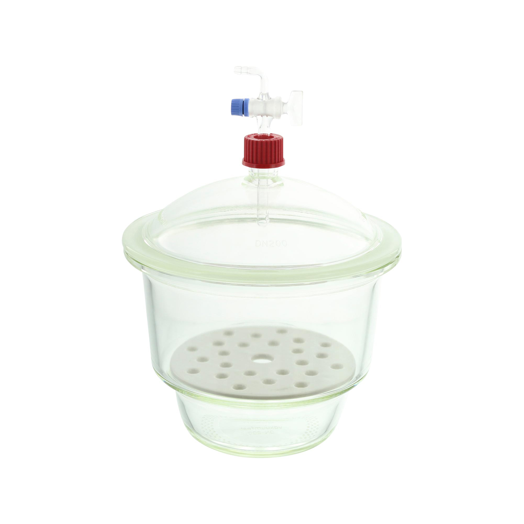 SIBATA柴田科學(xué)  DURAN 200 型螺旋蓋干燥器，帶頂部閥門(mén)017430-200